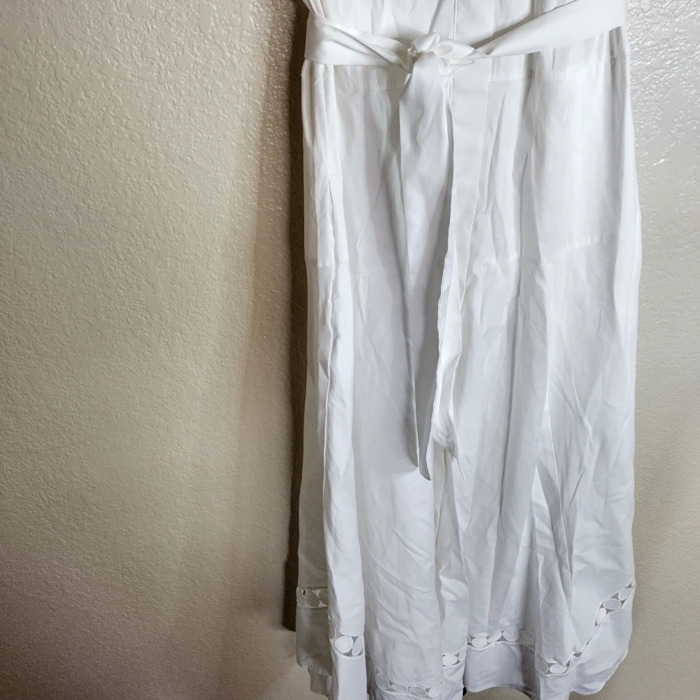NWT Chico's Poplin Circle Trim Maxi Shirtdress Sz S - Picture 5 of 13